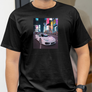 Times Square Lights Lambo Graphic T-Shirt