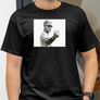 Anthony Bourdain Middle Finger White Background T-Shirt
