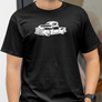 Oldy Black on Black Vintage Truck Graphic T-Shirt