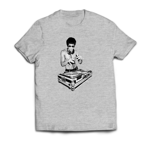 Bruce Lee on Turntables Graphic T-Shirt