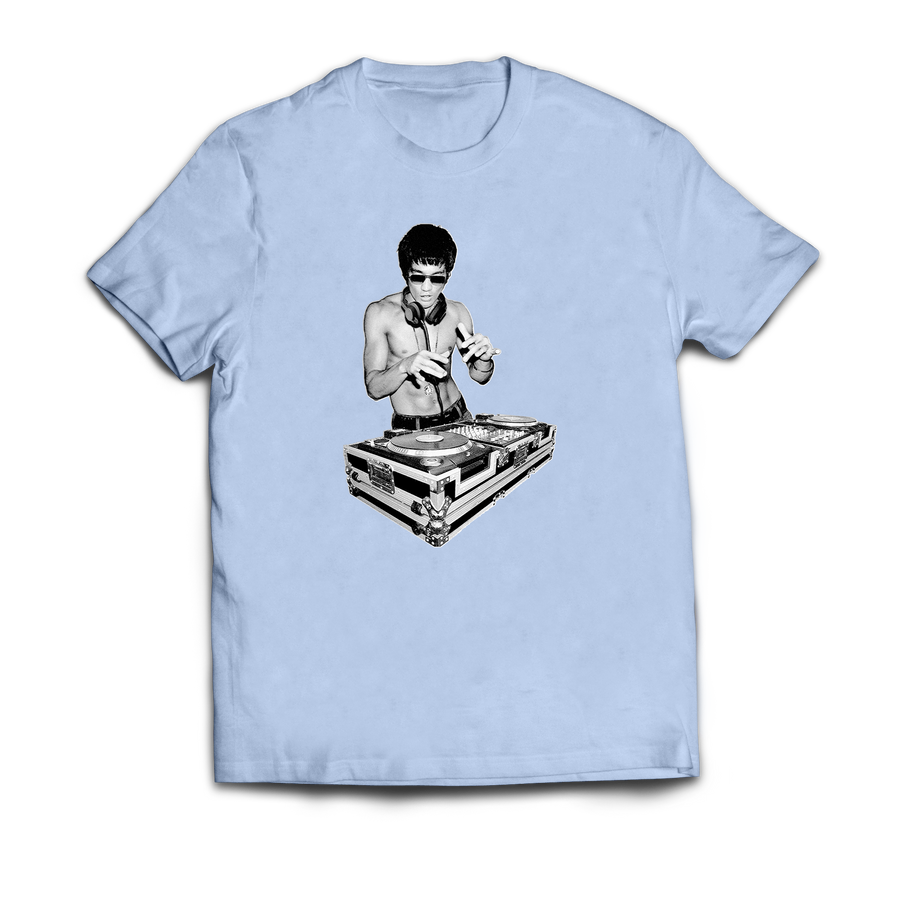 Bruce Lee on Turntables Graphic T-Shirt