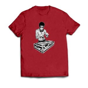 Bruce Lee on Turntables Graphic T-Shirt