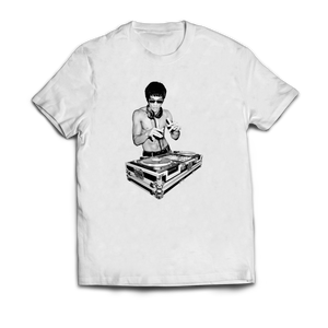 Bruce Lee on Turntables Graphic T-Shirt