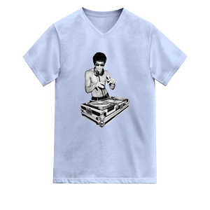 Bruce Lee on Turntables Graphic T-Shirt