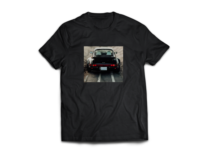 Turbo Black Porsche Graphic T-Shirt