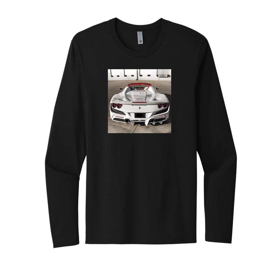 White Ferrari Graphic T-Shirt