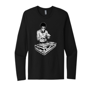 Bruce Lee on Turntables Graphic T-Shirt