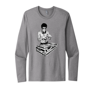 Bruce Lee on Turntables Graphic T-Shirt