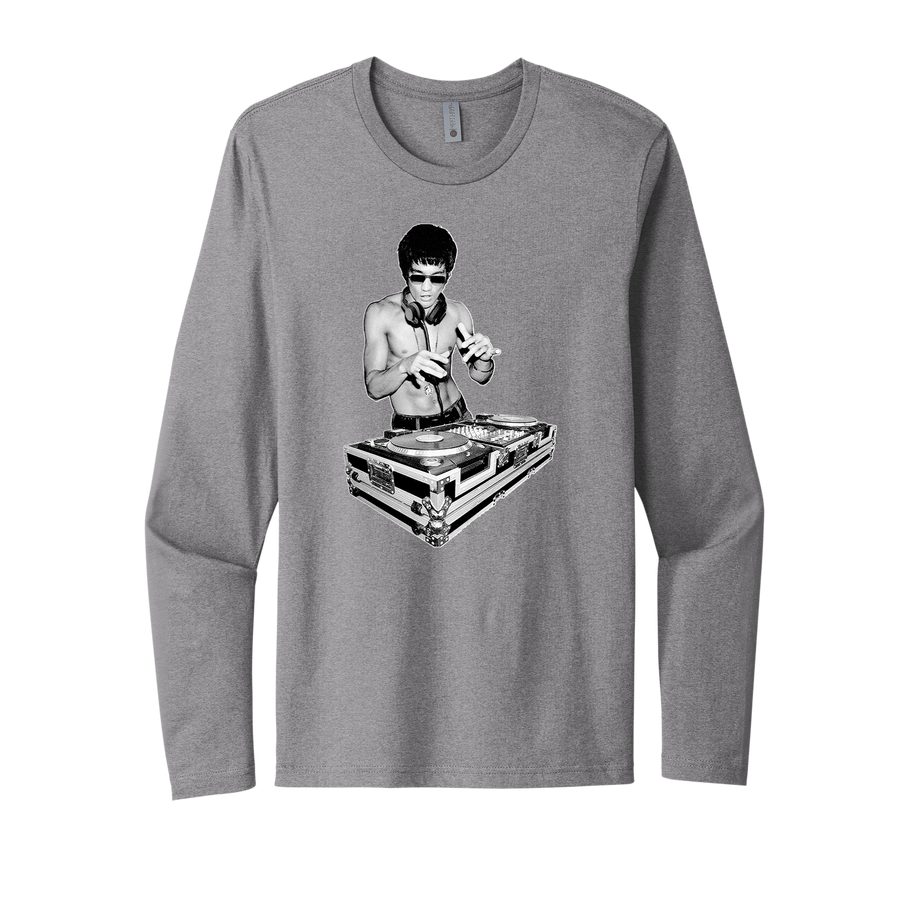 Bruce Lee on Turntables Graphic T-Shirt