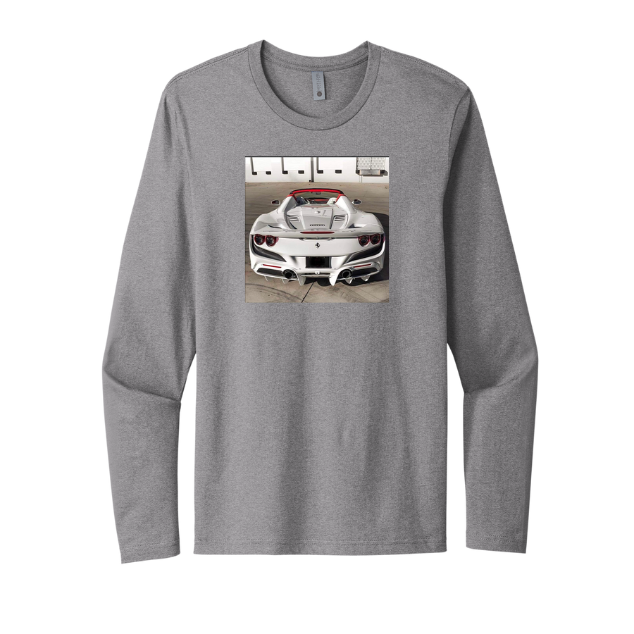 White Ferrari Graphic T-Shirt