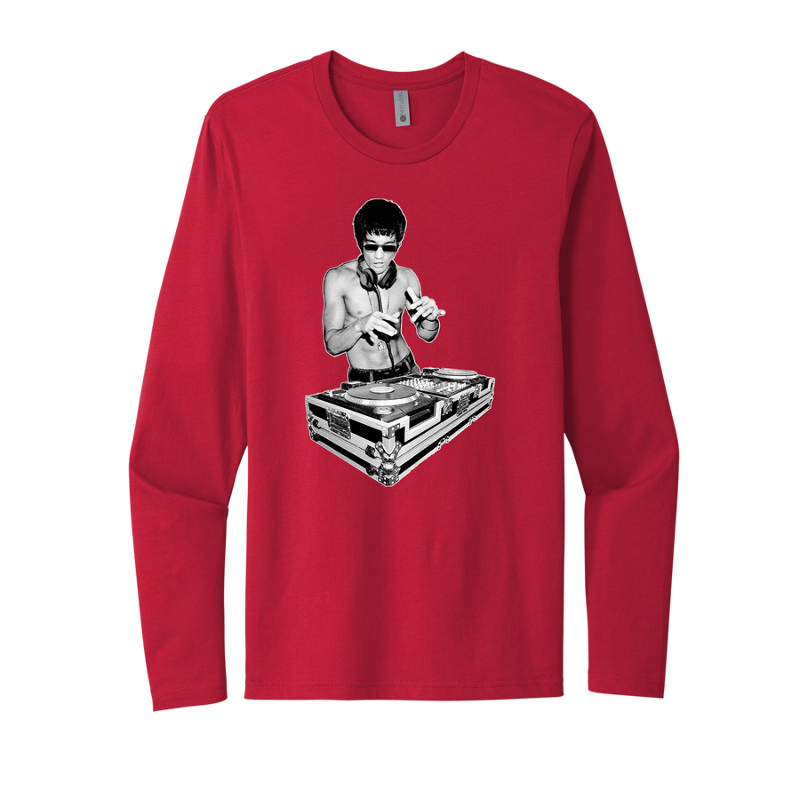 Bruce Lee on Turntables Graphic T-Shirt