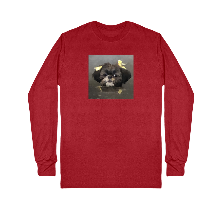 Shih Tzu Dog Loocking Up T-Shirt