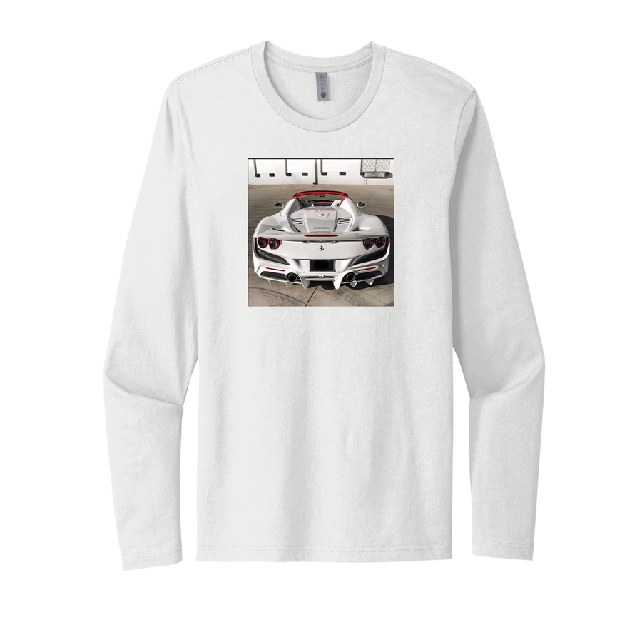 White Ferrari Graphic T-Shirt