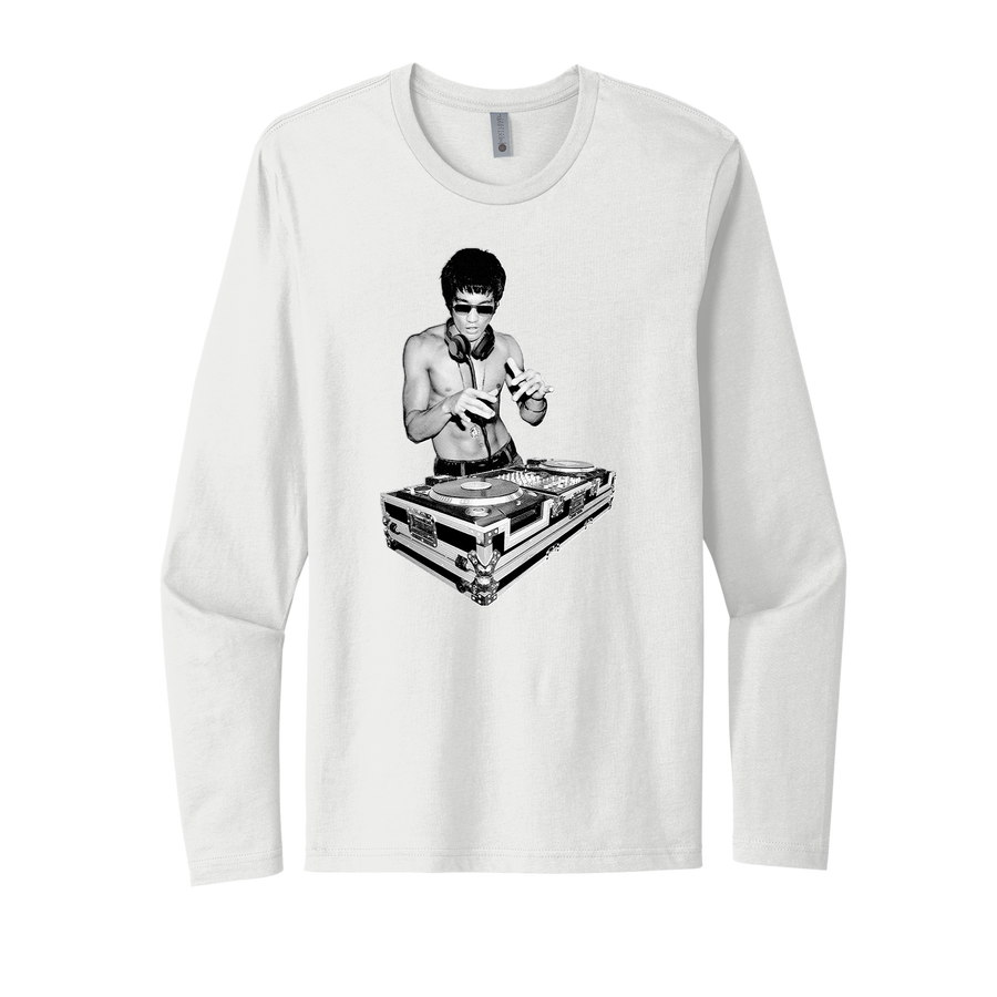 Bruce Lee on Turntables Graphic T-Shirt