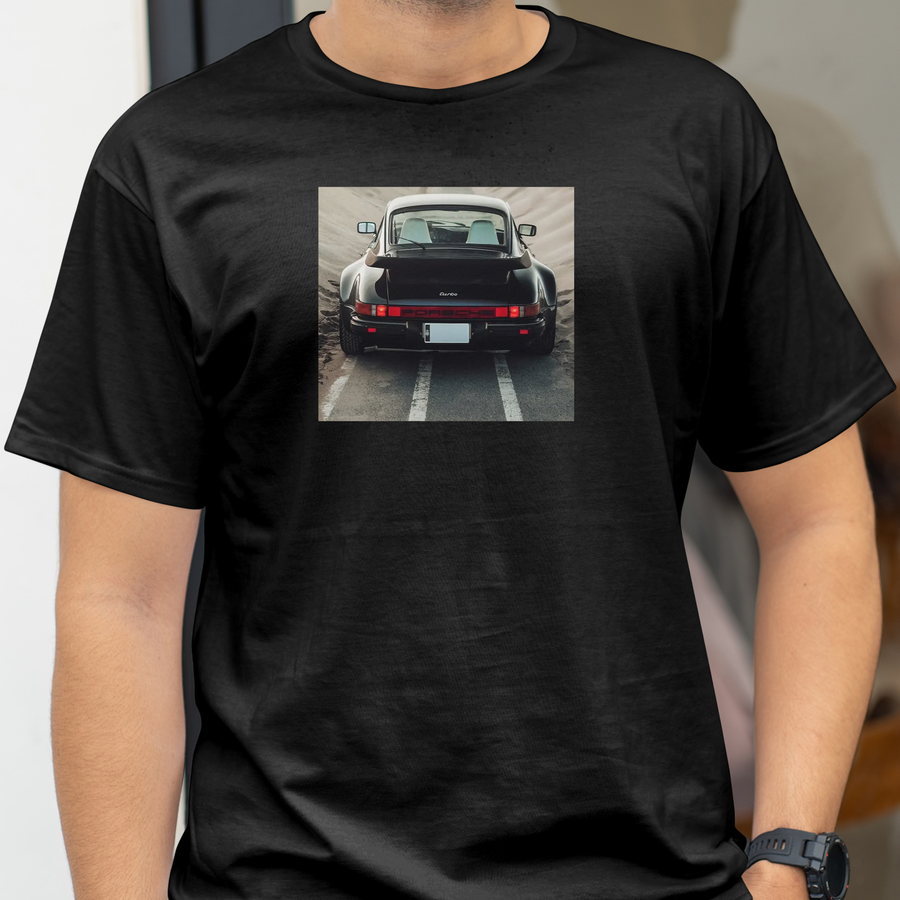 Turbo Black Porsche Graphic T-Shirt