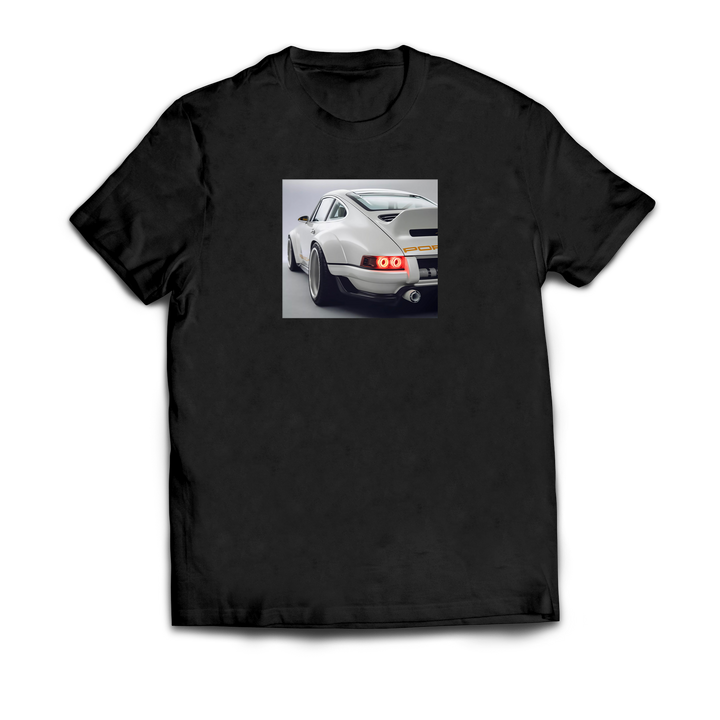 Cinematic White Porsche T-Shirt