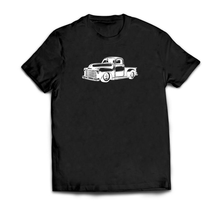 Oldy Black on Black Vintage Truck Graphic T-Shirt