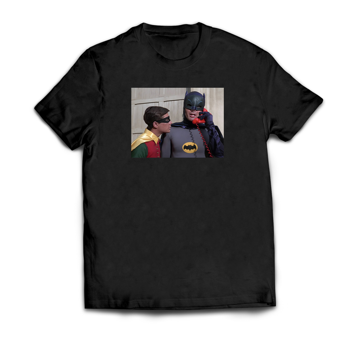 Batman and Robin Phone Call T-Shirt