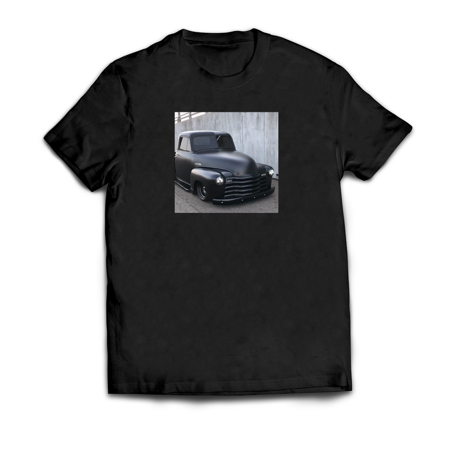 Vintage Black Chevy Truck Graphic T-Shirt