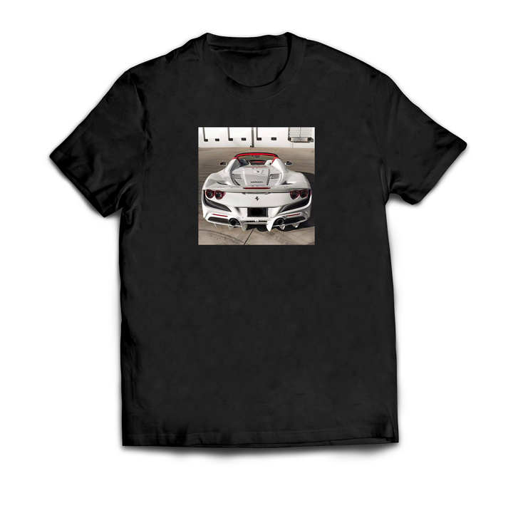 White Ferrari Graphic T-Shirt