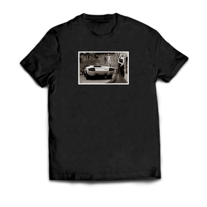 Black & White Lamborghini Countach T-Shirt