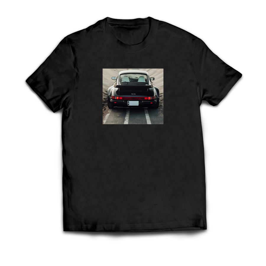 Turbo Black Porsche Graphic T-Shirt