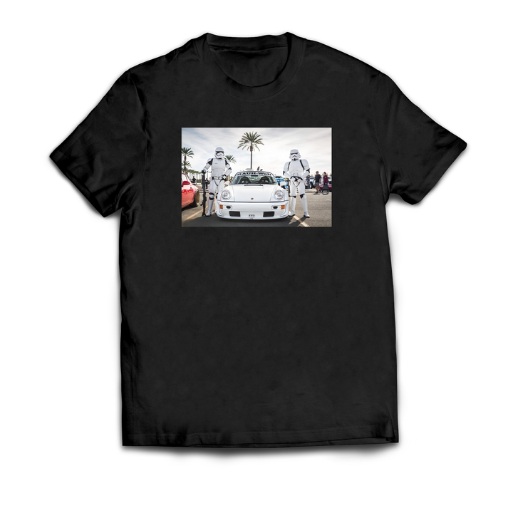 Troopers White Porsche T-Shirt