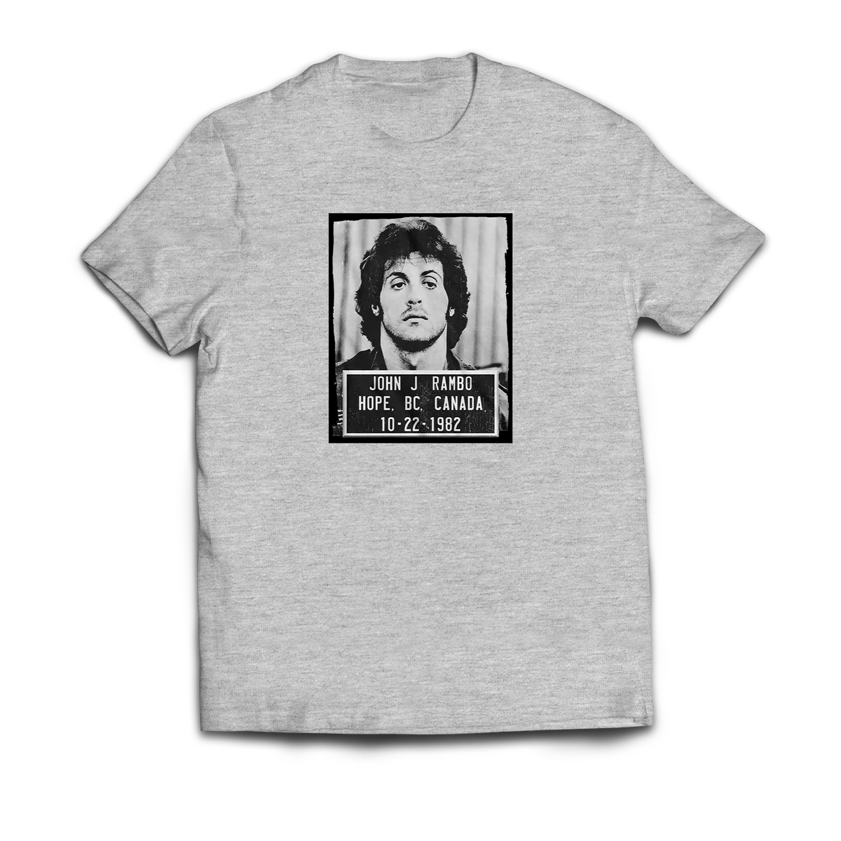 Rambo Mugshot T-Shirt – The Coop Ink