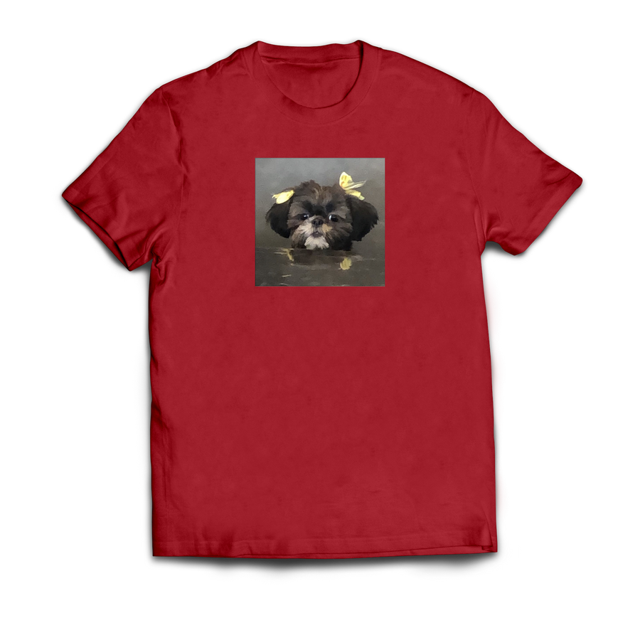 Shih Tzu Dog Loocking Up T-Shirt