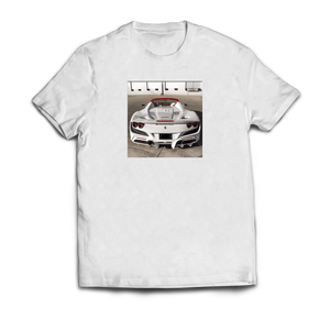 White Ferrari Graphic T-Shirt