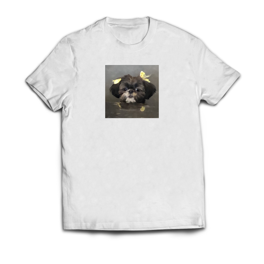 Shih Tzu Dog Loocking Up T-Shirt