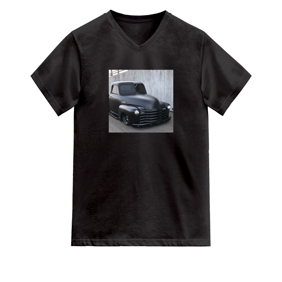 Vintage Black Chevy Truck Graphic T-Shirt