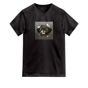 Shih Tzu Dog Loocking Up T-Shirt