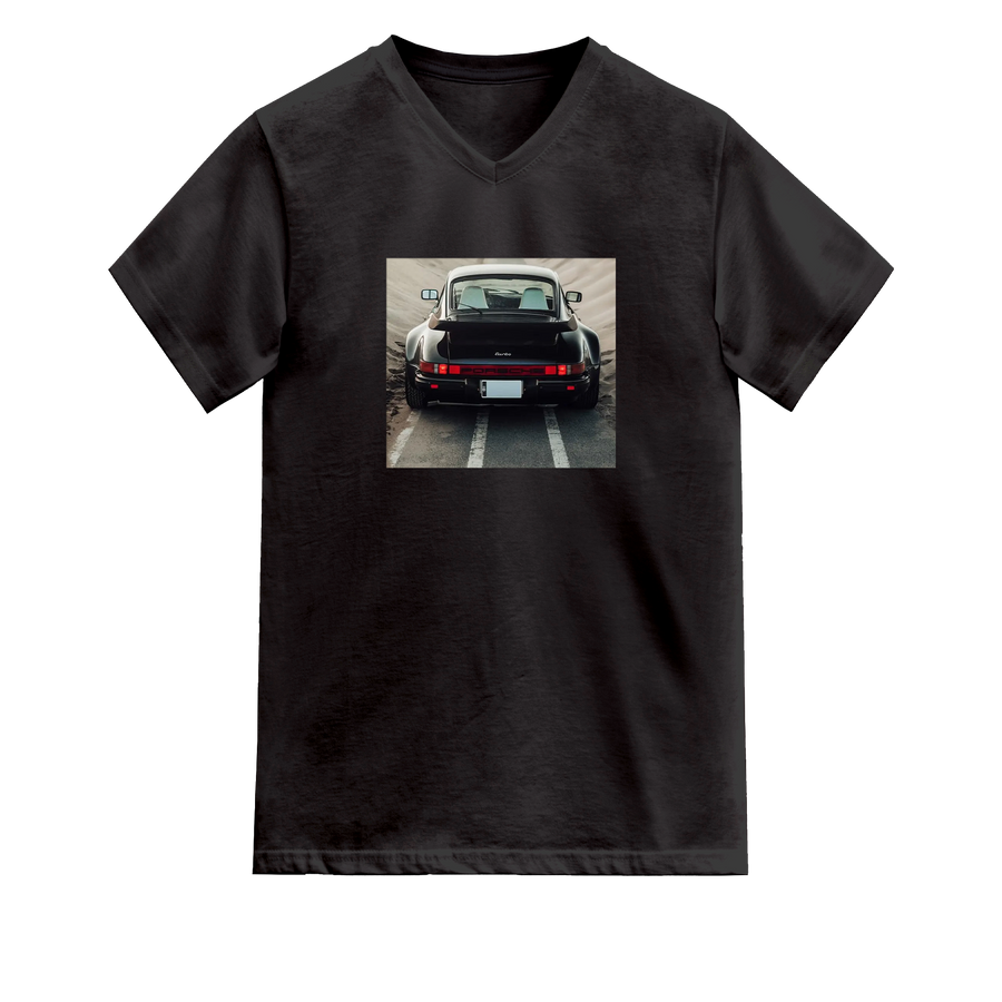 Turbo Black Porsche Graphic T-Shirt