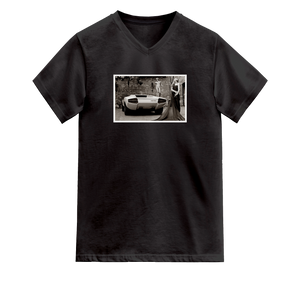 Black & White Lamborghini Countach T-Shirt