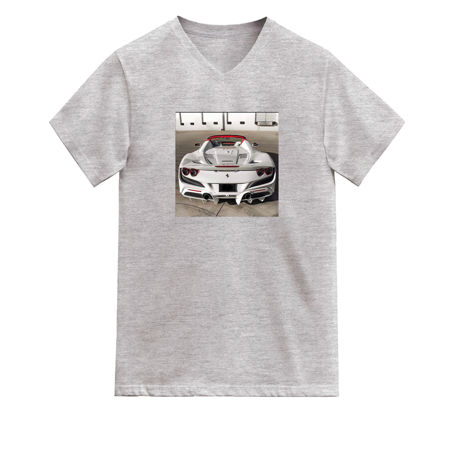 White Ferrari Graphic T-Shirt