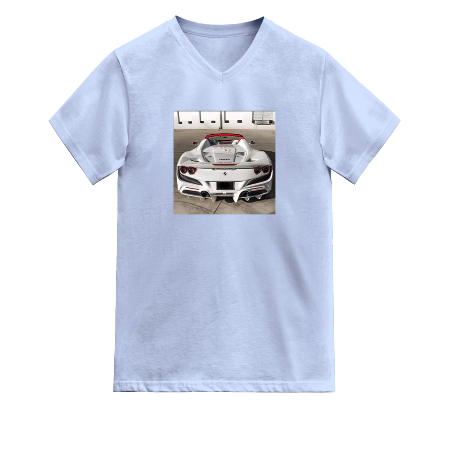 White Ferrari Graphic T-Shirt