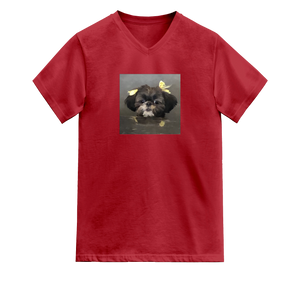 Shih Tzu Dog Loocking Up T-Shirt