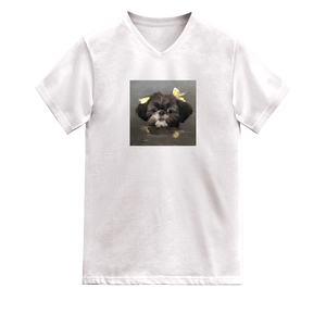 Shih Tzu Dog Loocking Up T-Shirt