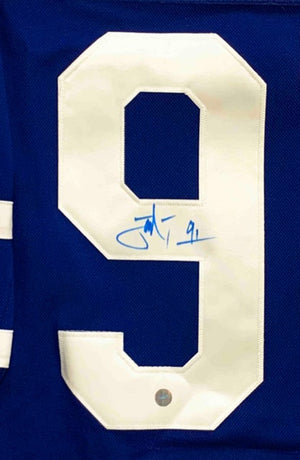 John Tavares Signed Toronto Maple Leafs Blue Adidas Pro Jersey with "C" Frameworth Donation - LOT #24 SERIES 3