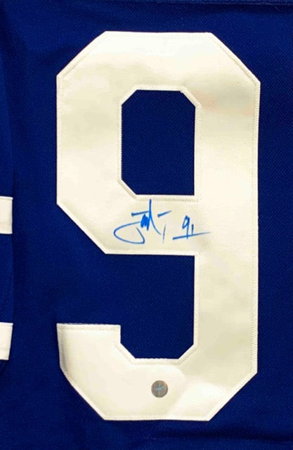 John Tavares Signed Toronto Maple Leafs Adidas Authentic Jersey with C  (blue)