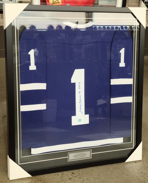 Johnny Bower TML Jersey Donated by AJ Sports - LOT #27 SERIES 3