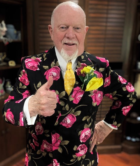 Don Cherry "Red Floral" Sport Jacket, Shirt, Tie and Link Ensemble  - LOT #17 SERIES 3